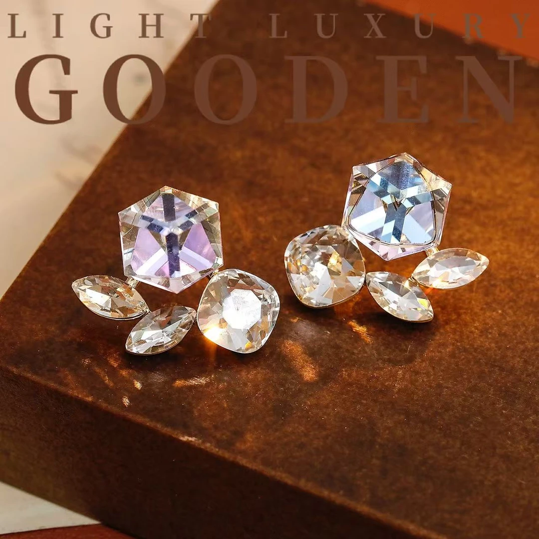 铜合金耳饰 Gooden岛家【春天芭蕾】925银针高级感气质初春耳环