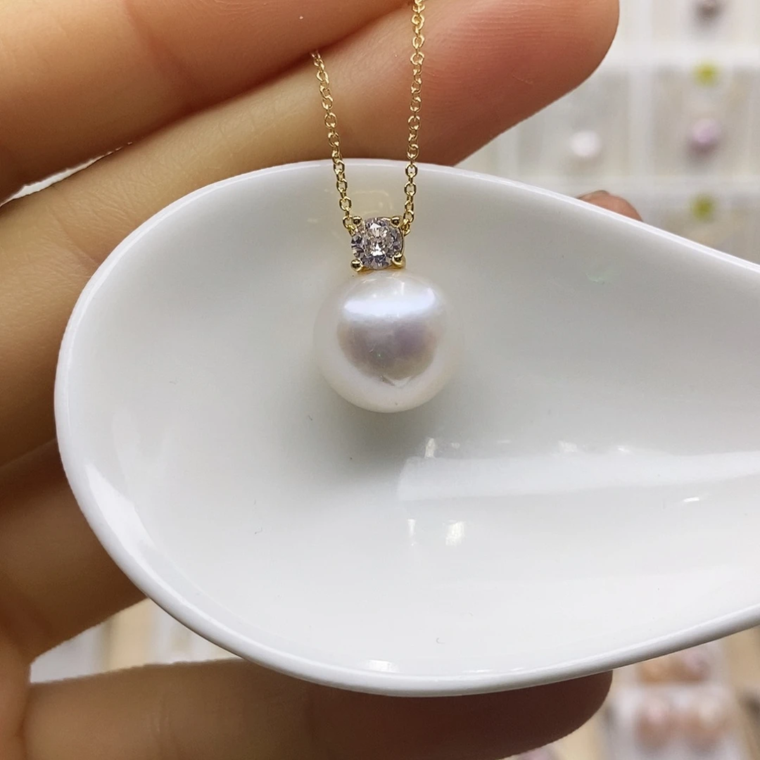 淡水珍珠颈饰合金