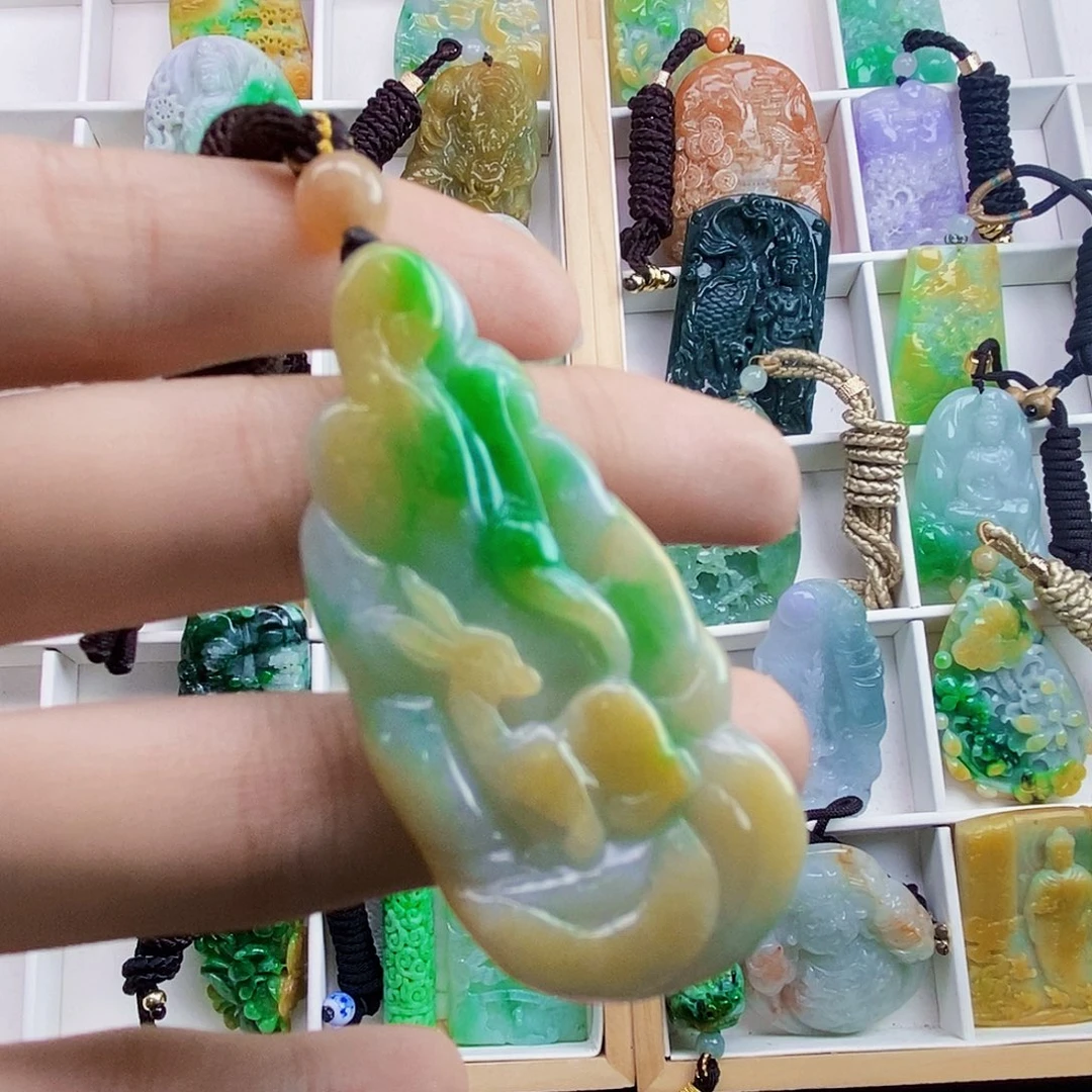 颈饰未镶嵌翡翠翡翠