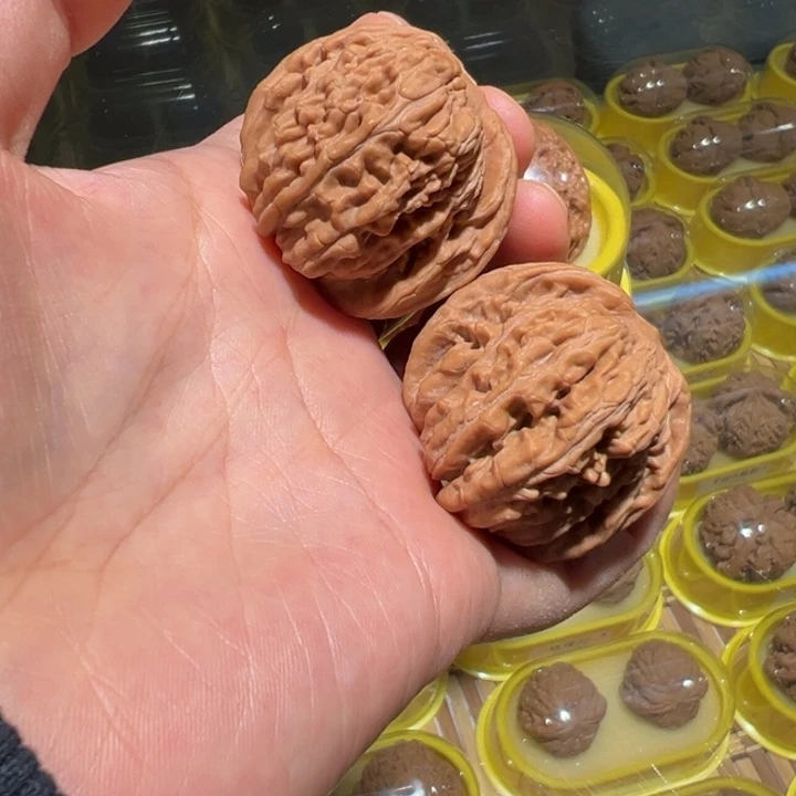 把件文玩核桃四座楼