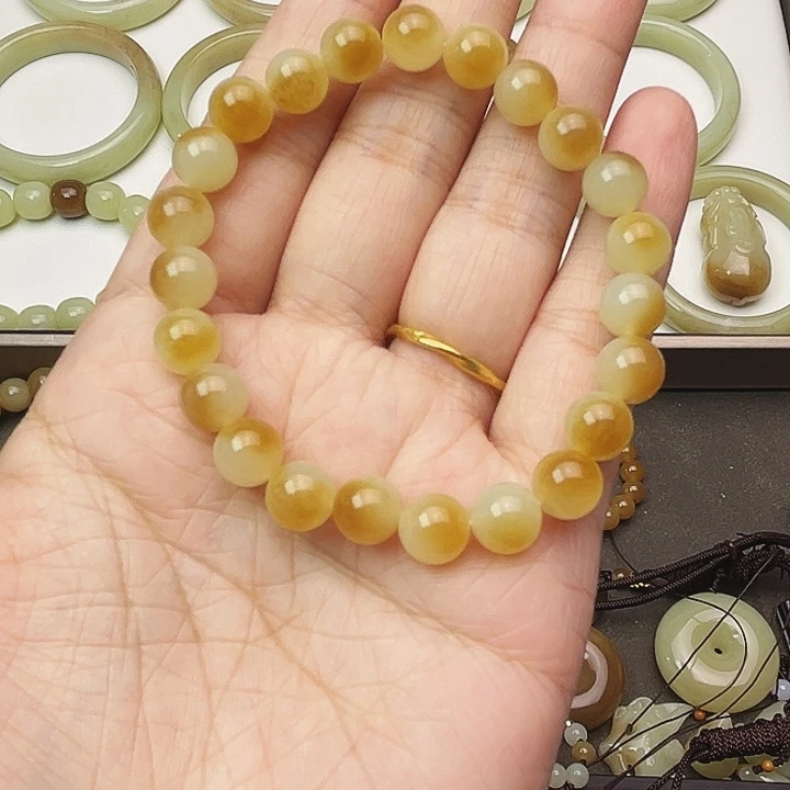 岫岩老玉（透闪石质玉）颈饰未镶嵌鱼*