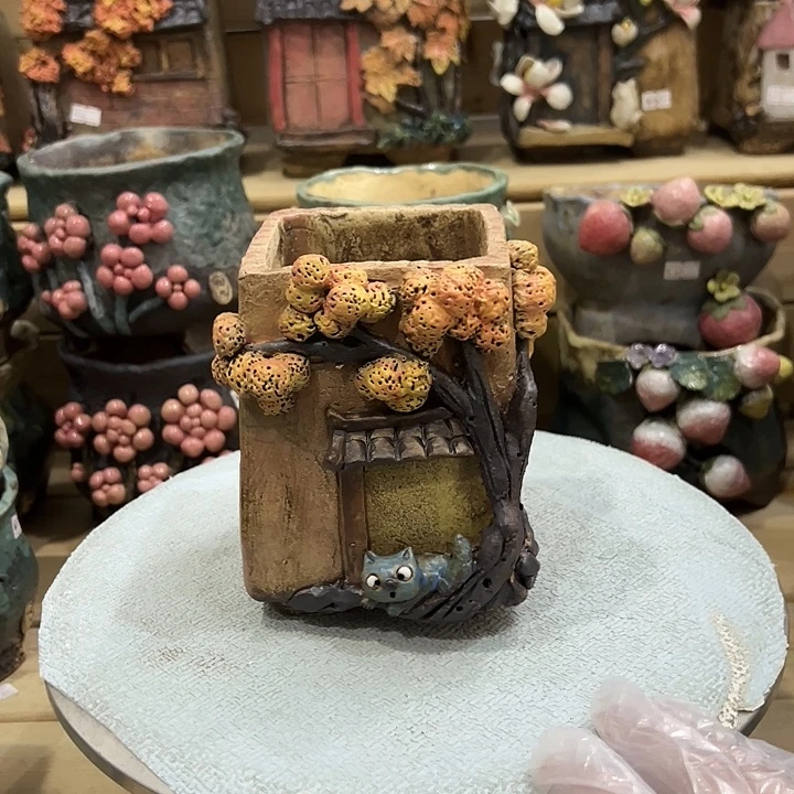 陶然多肉花盆百搭