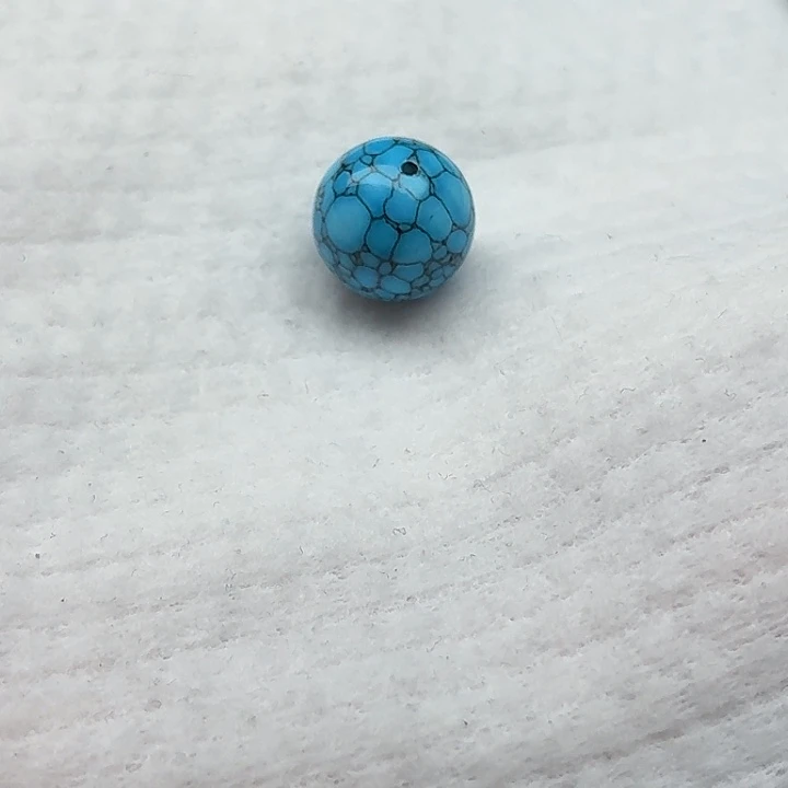 尺寸:14蓝网花纹圆珠,单珠一颗