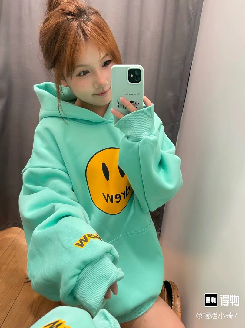 【Franklin】潮牌  笑脸连帽卫衣