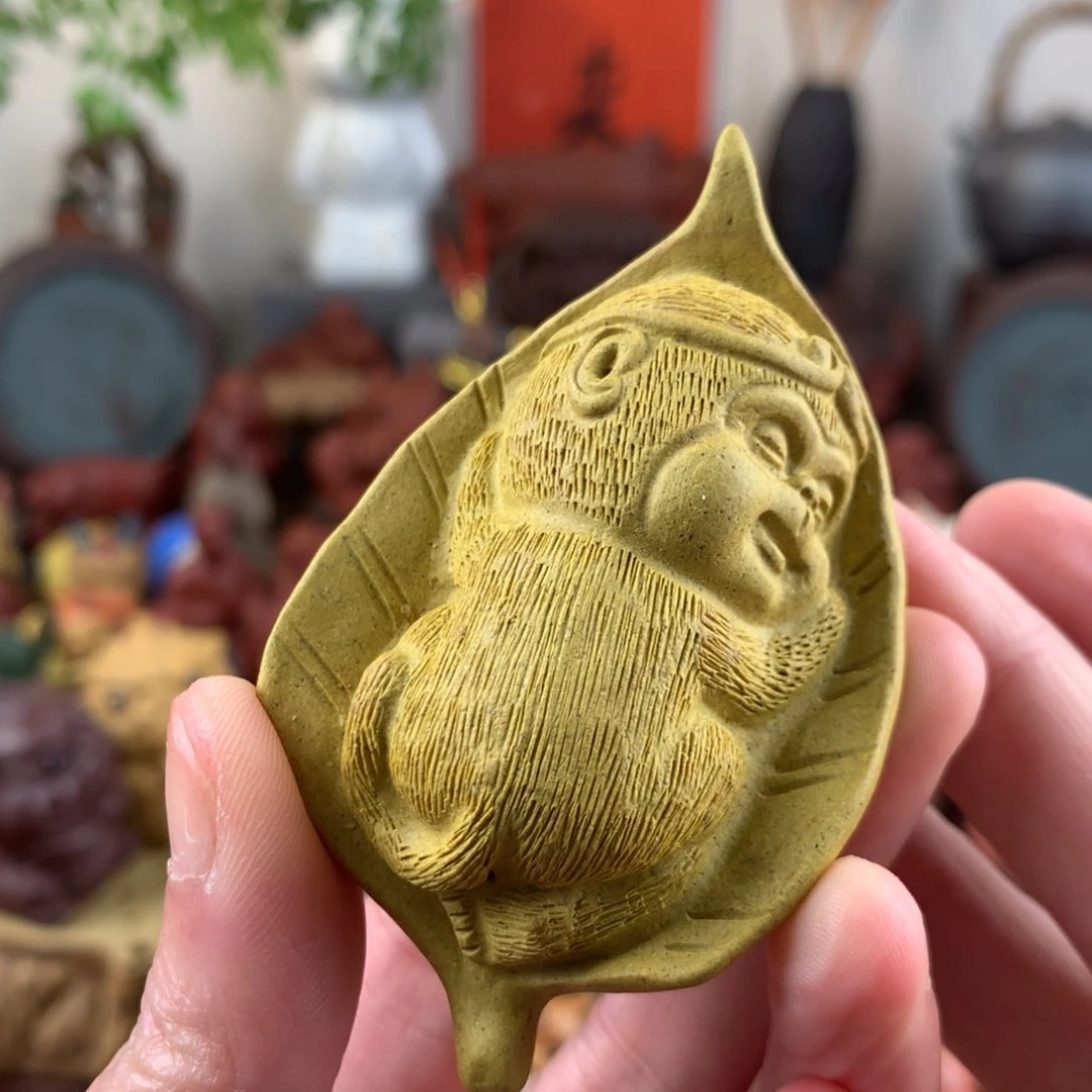 紫砂茶宠一叶封侯就是你