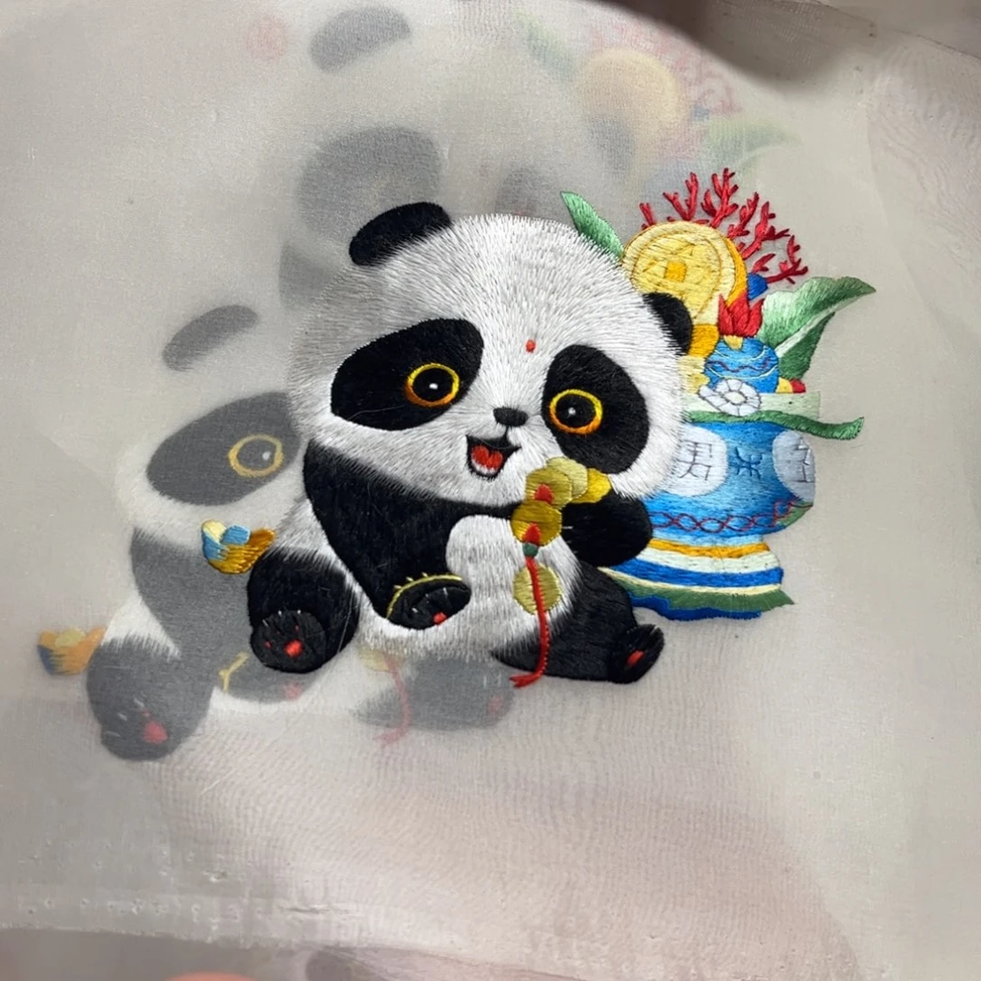 刺绣纯手工制作的一款