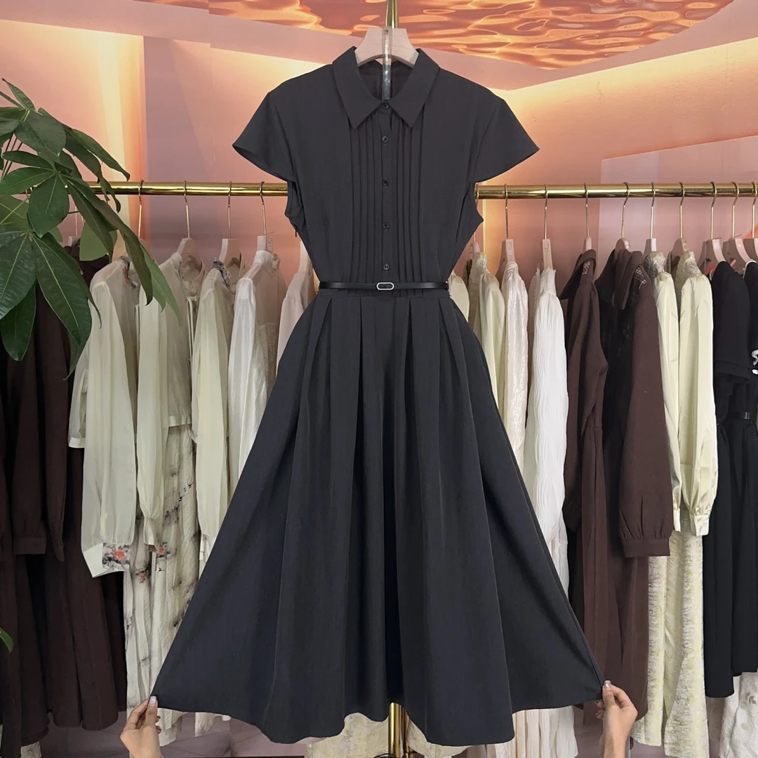现货【RG1136】2025年新款时尚气质百搭减龄显瘦新款女装连衣裙