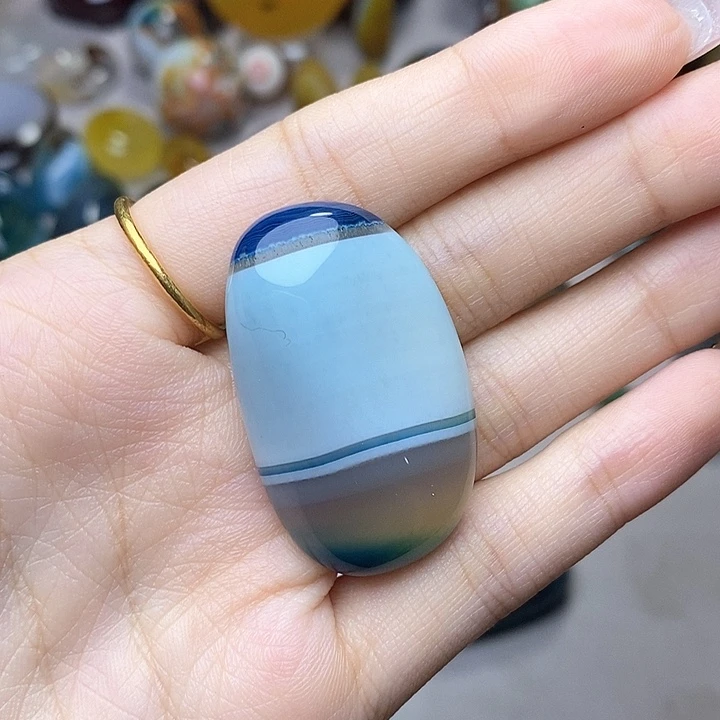 未镶嵌吊坠(不含链)玛瑙/玉髓绿*