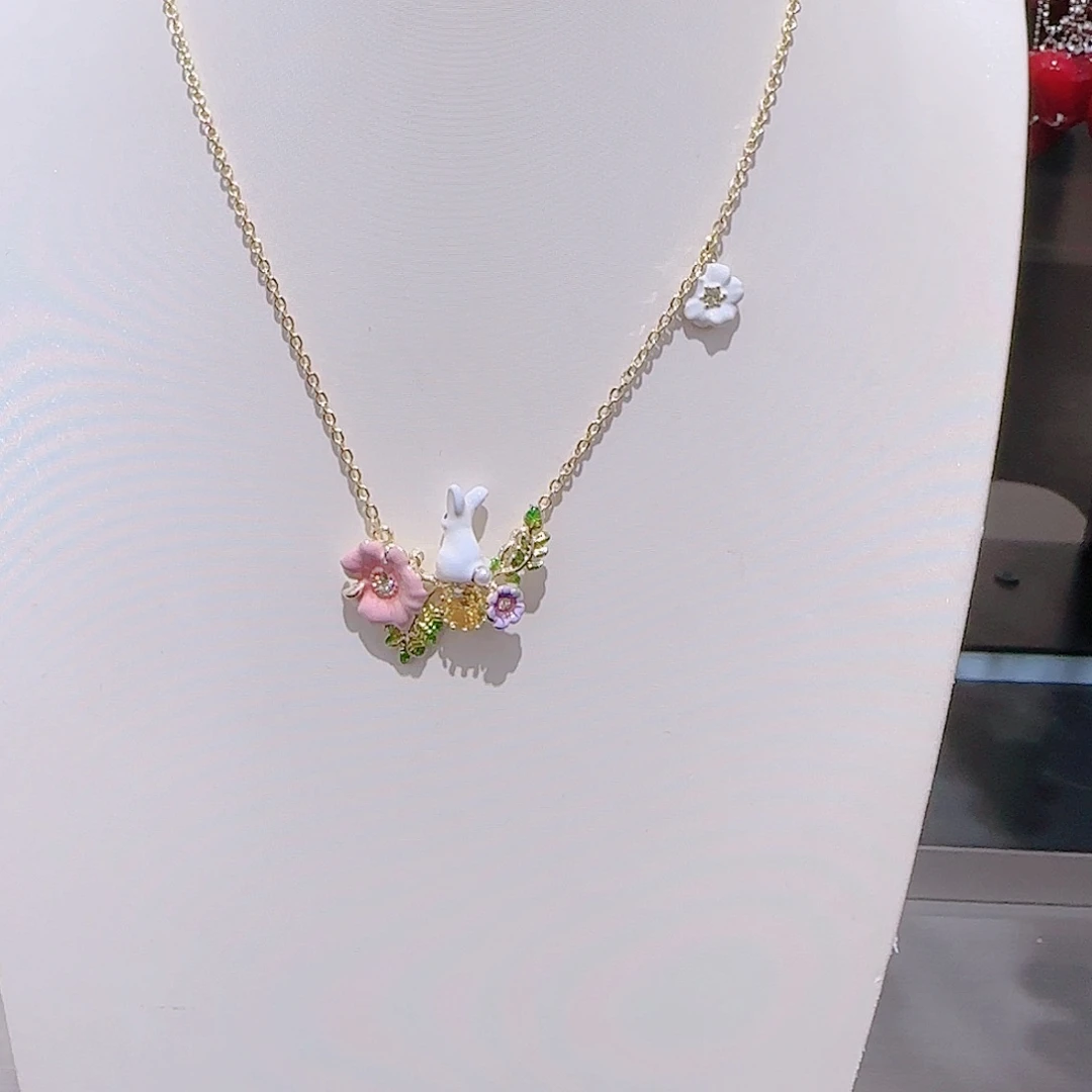 锆石铜合金925银项链