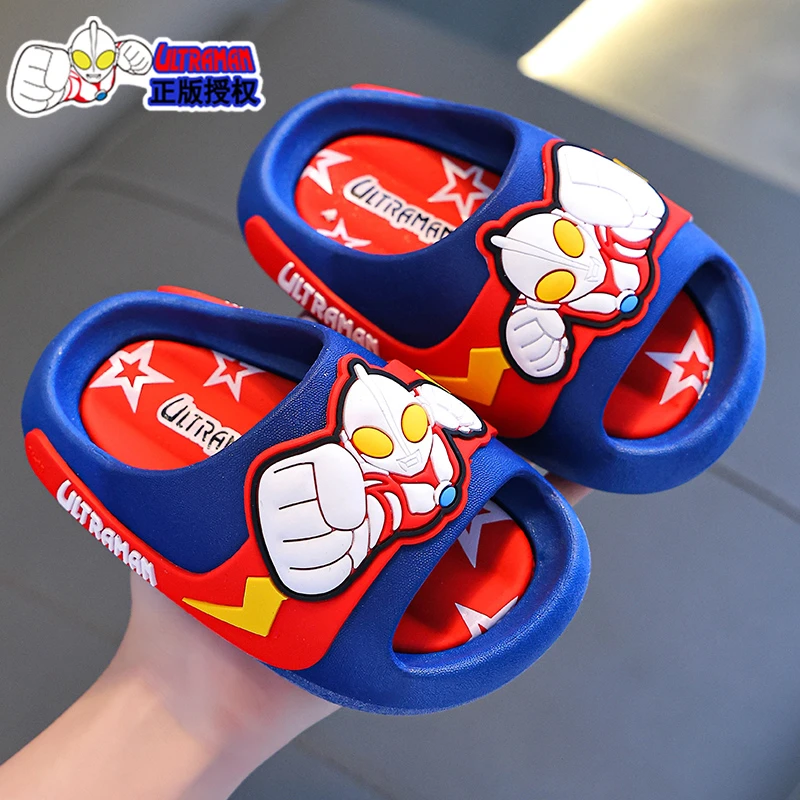 奥特曼儿童拖鞋男童夏季新款男孩室内女童防滑洗澡凉拖鞋厚底室外