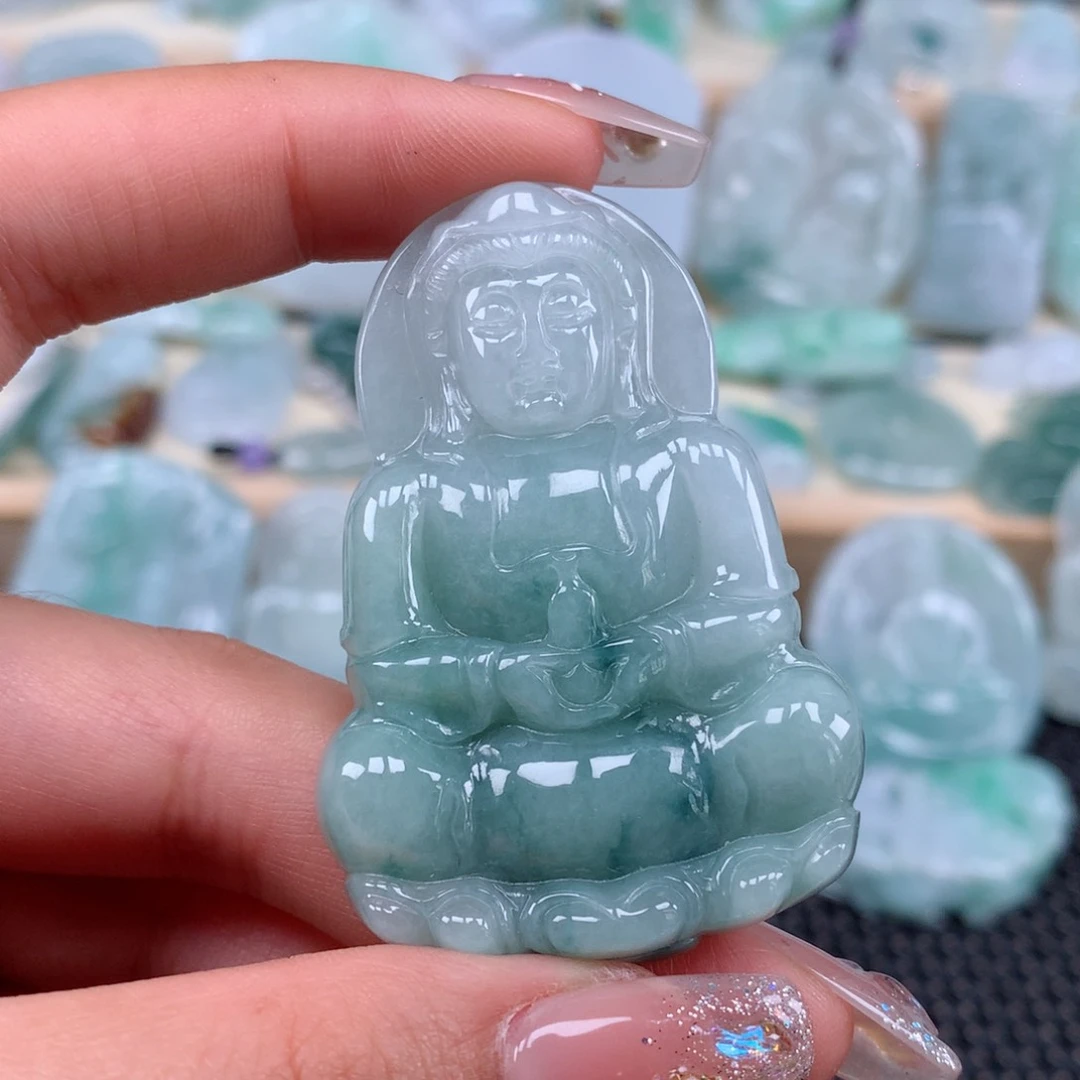 翡翠未镶嵌颈饰天然翡翠