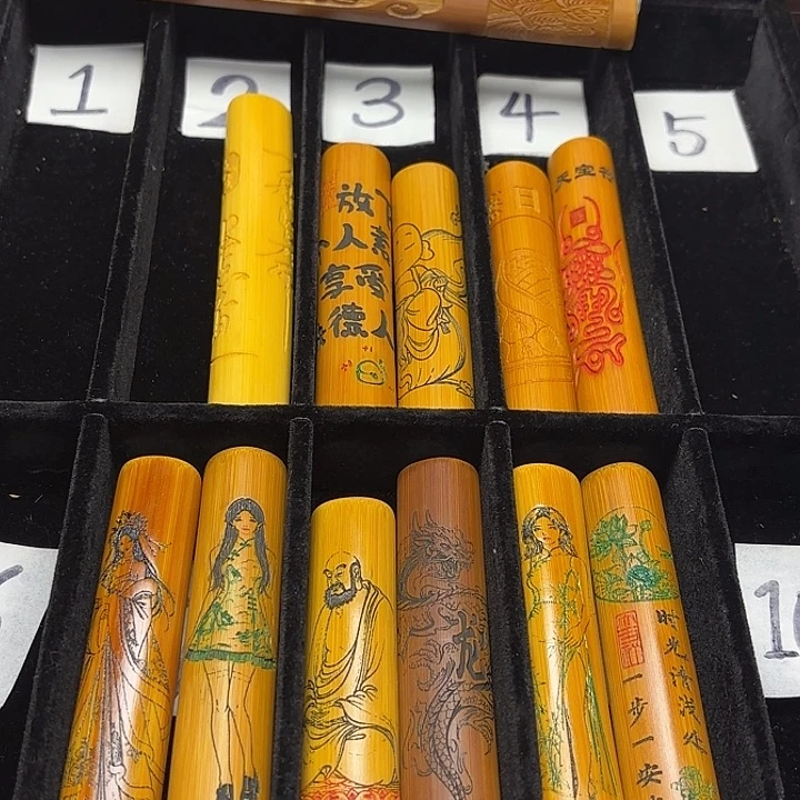 夜***绪竹类涂精品实心玉竹系列