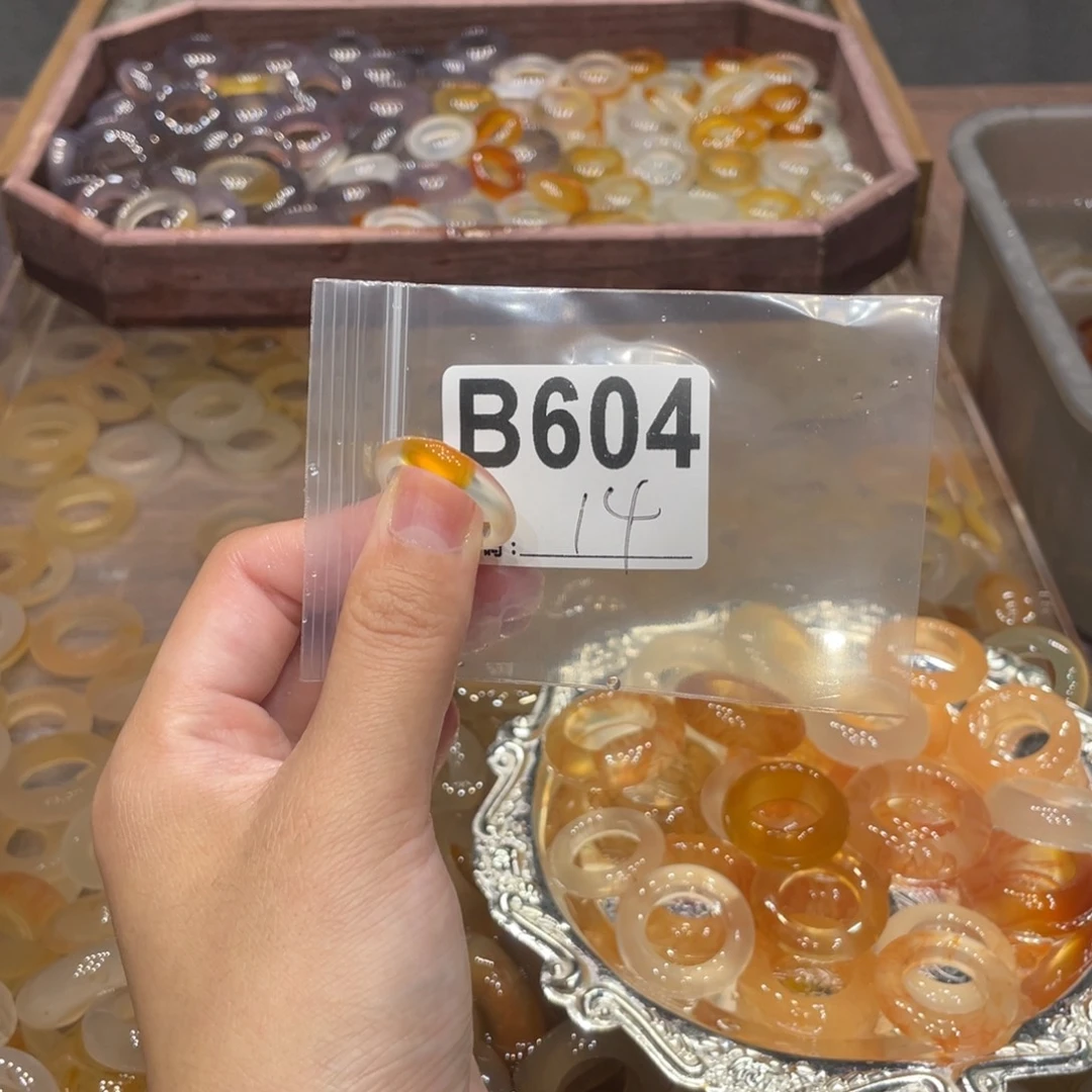 玛瑙/玉髓未镶嵌戒指604