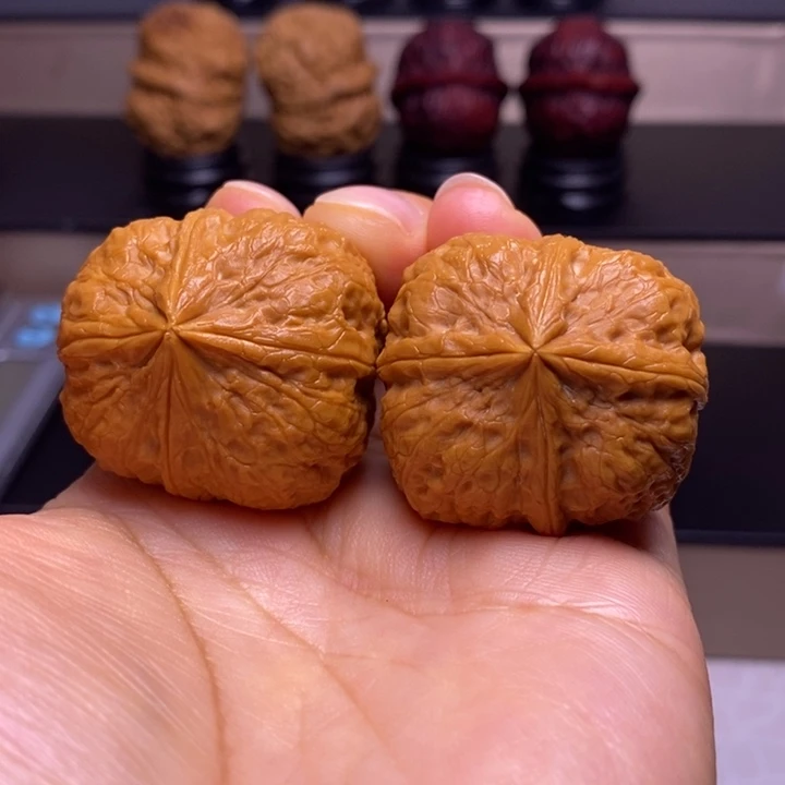 把件文玩核桃玺宝四楞34