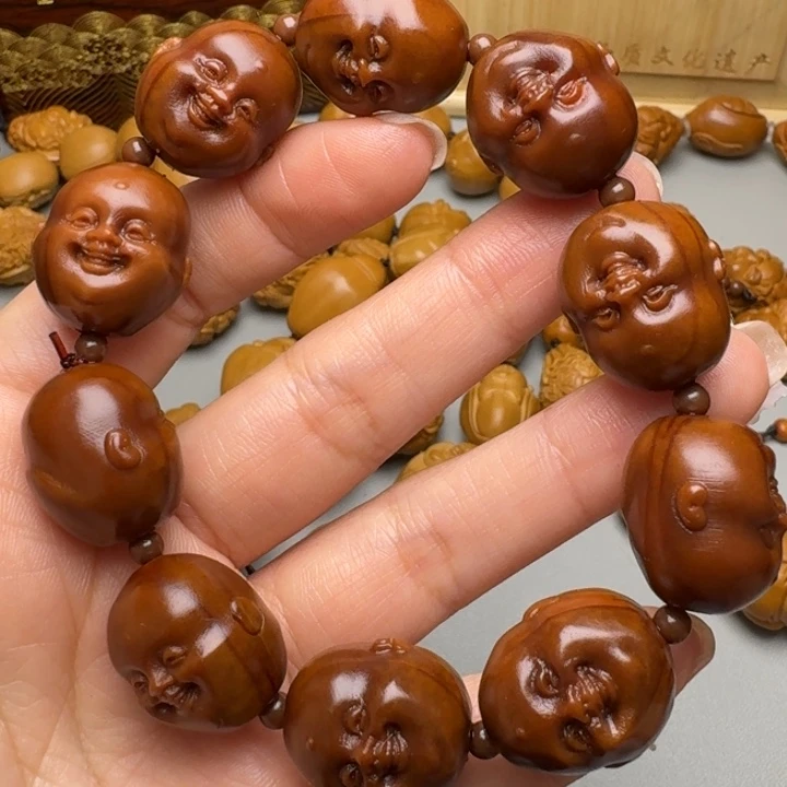 橄榄核手串/手链十分开心