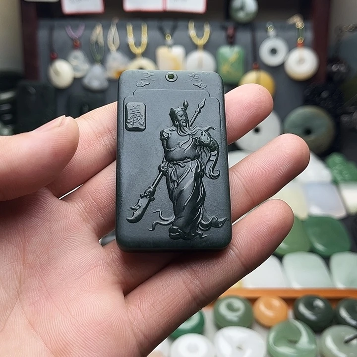 和田玉（青玉）未镶嵌颈饰