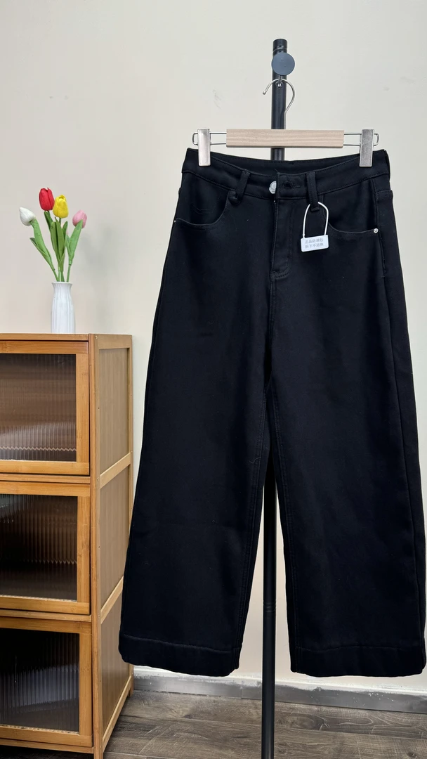 【103】经典高级黑加绒弹力舒适显瘦奶奶裤