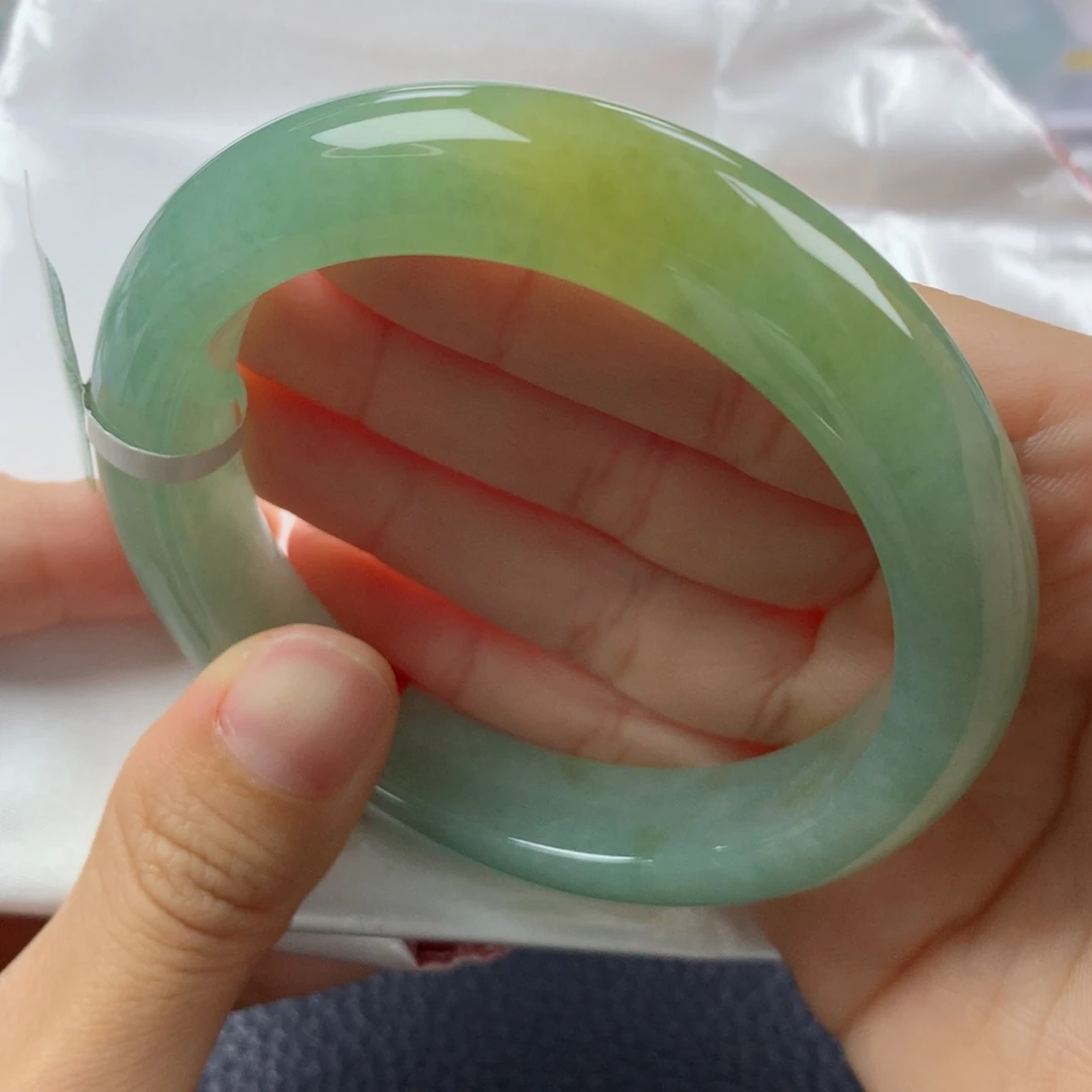 未镶嵌手镯翡翠缅甸天然翡翠A货58正