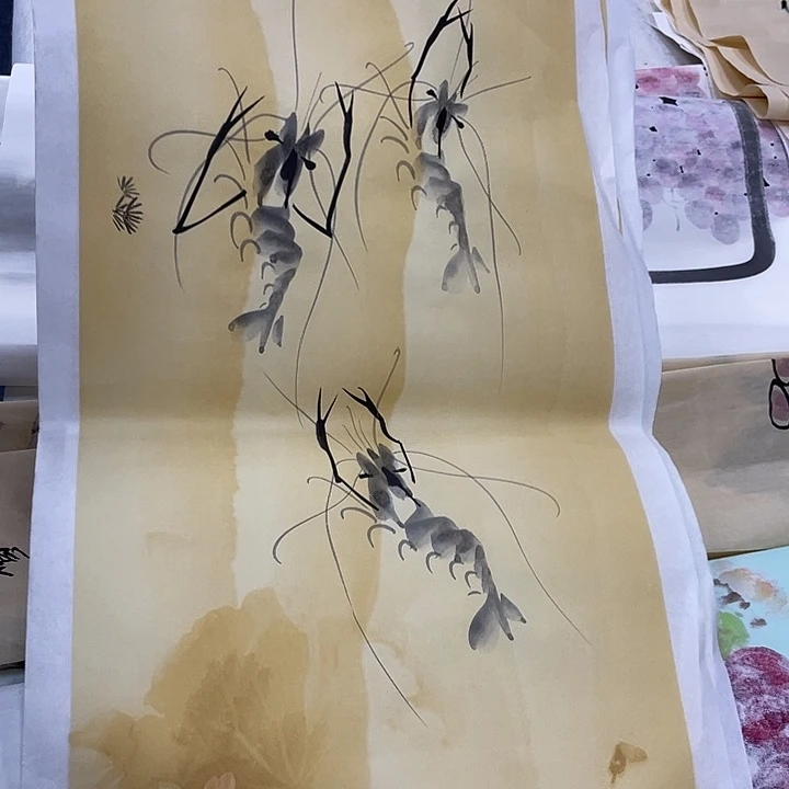 国画纯手绘字画宣纸