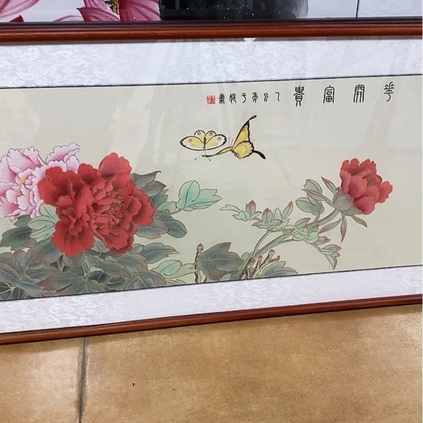 【闪购商品】国画手绘国画工笔带框