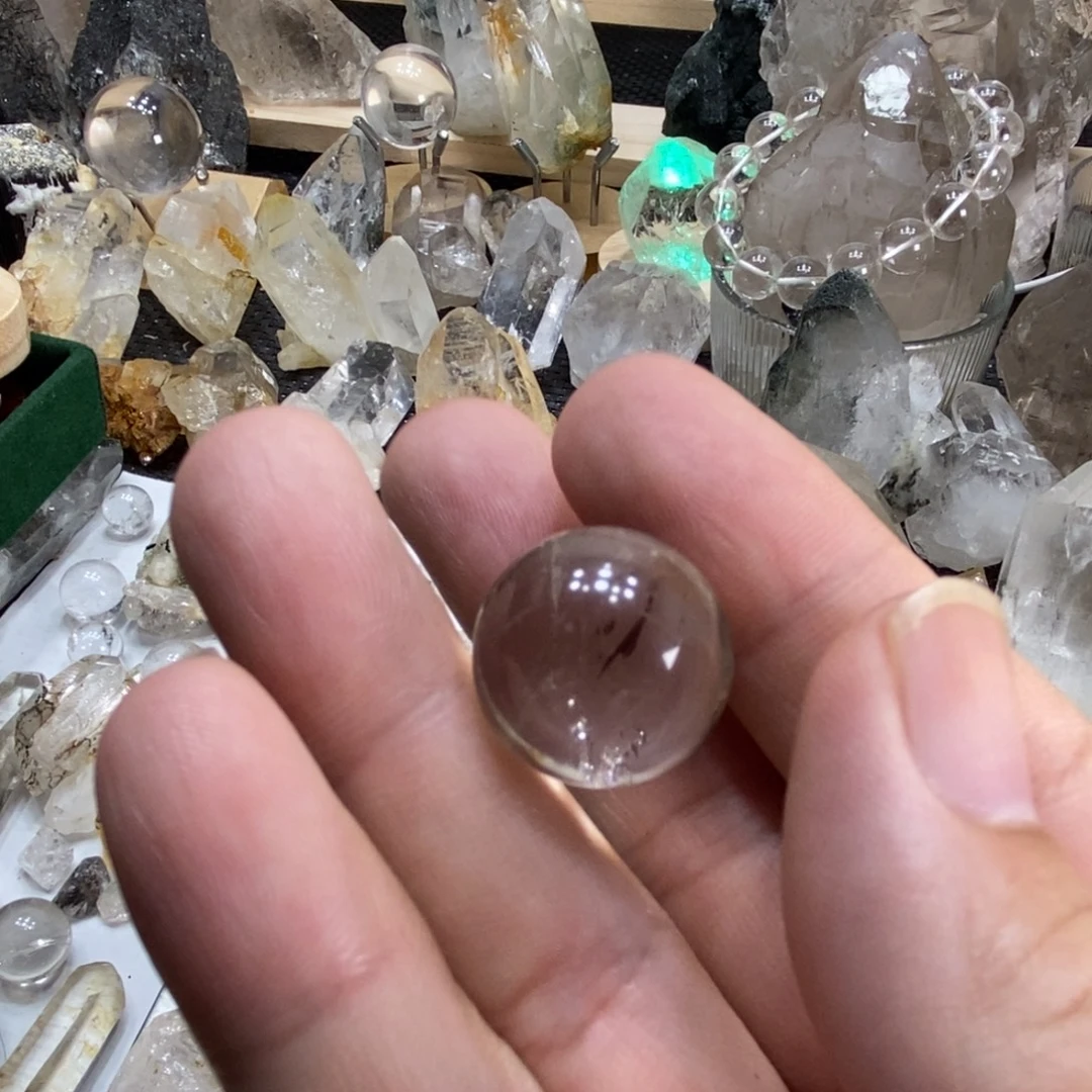 珠宝半成品水晶未镶嵌
