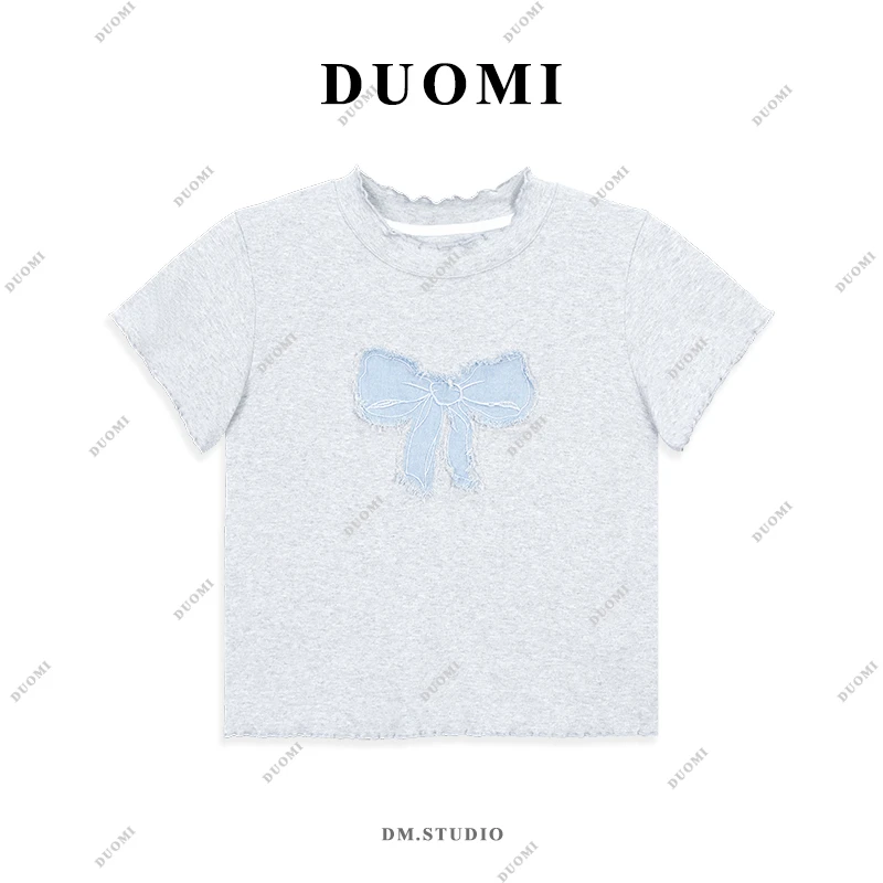 【DUOMI】短袖T恤女夏季时尚百搭休闲洋气上衣DD-0133