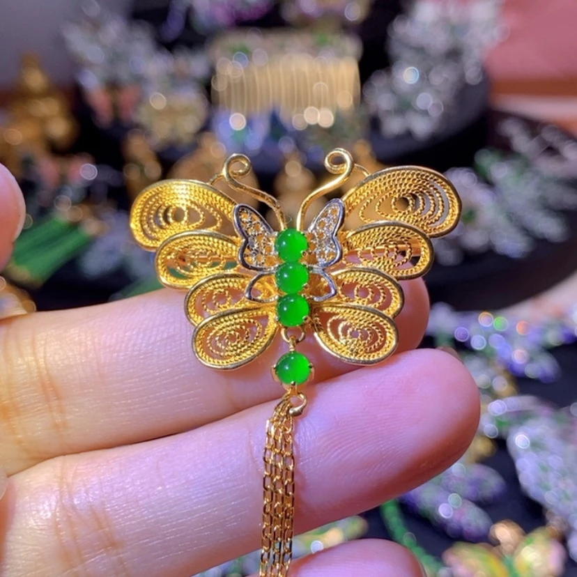 【闪购商品】翡翠挂件银S925镶嵌