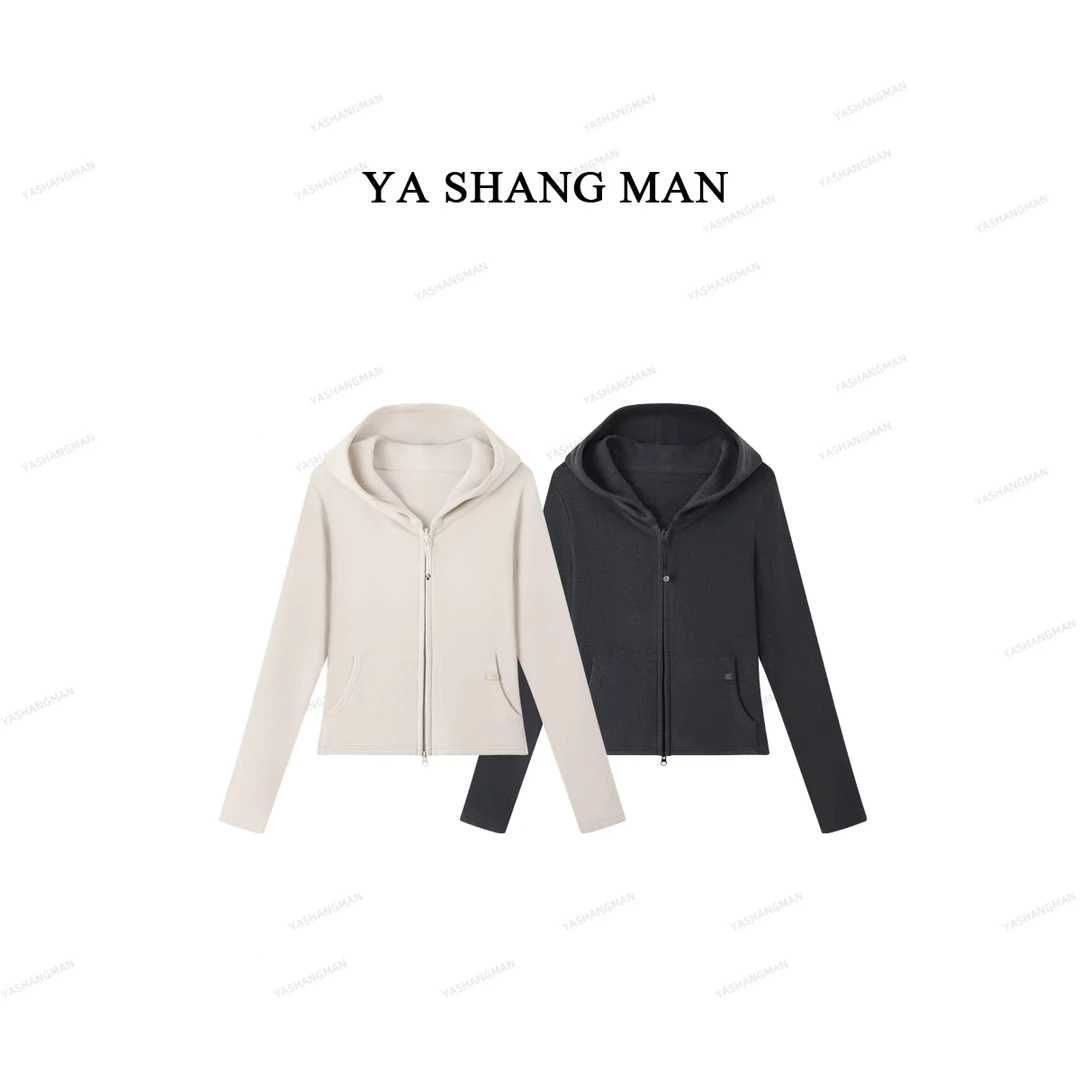 【加厚德绒】锁温热循环连帽休闲气质百搭运动上衣W25108