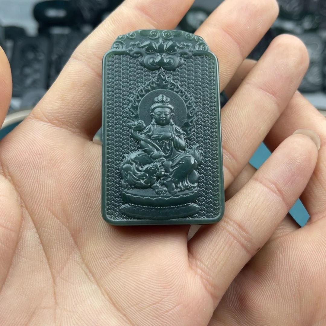 和田玉颈饰未镶嵌大*