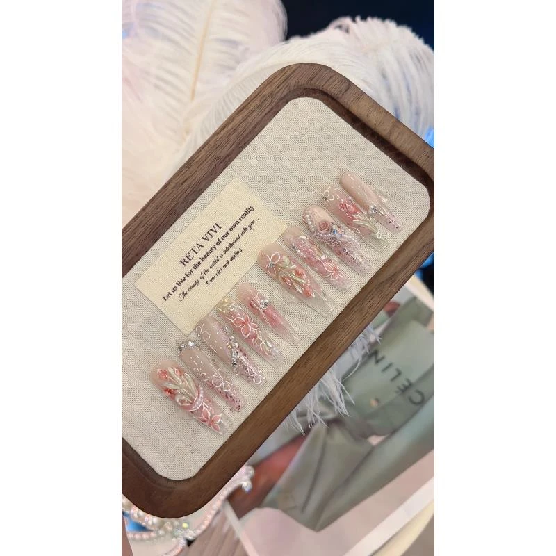 【郁金花海】张呼呼纯手工穿戴甲平替好物