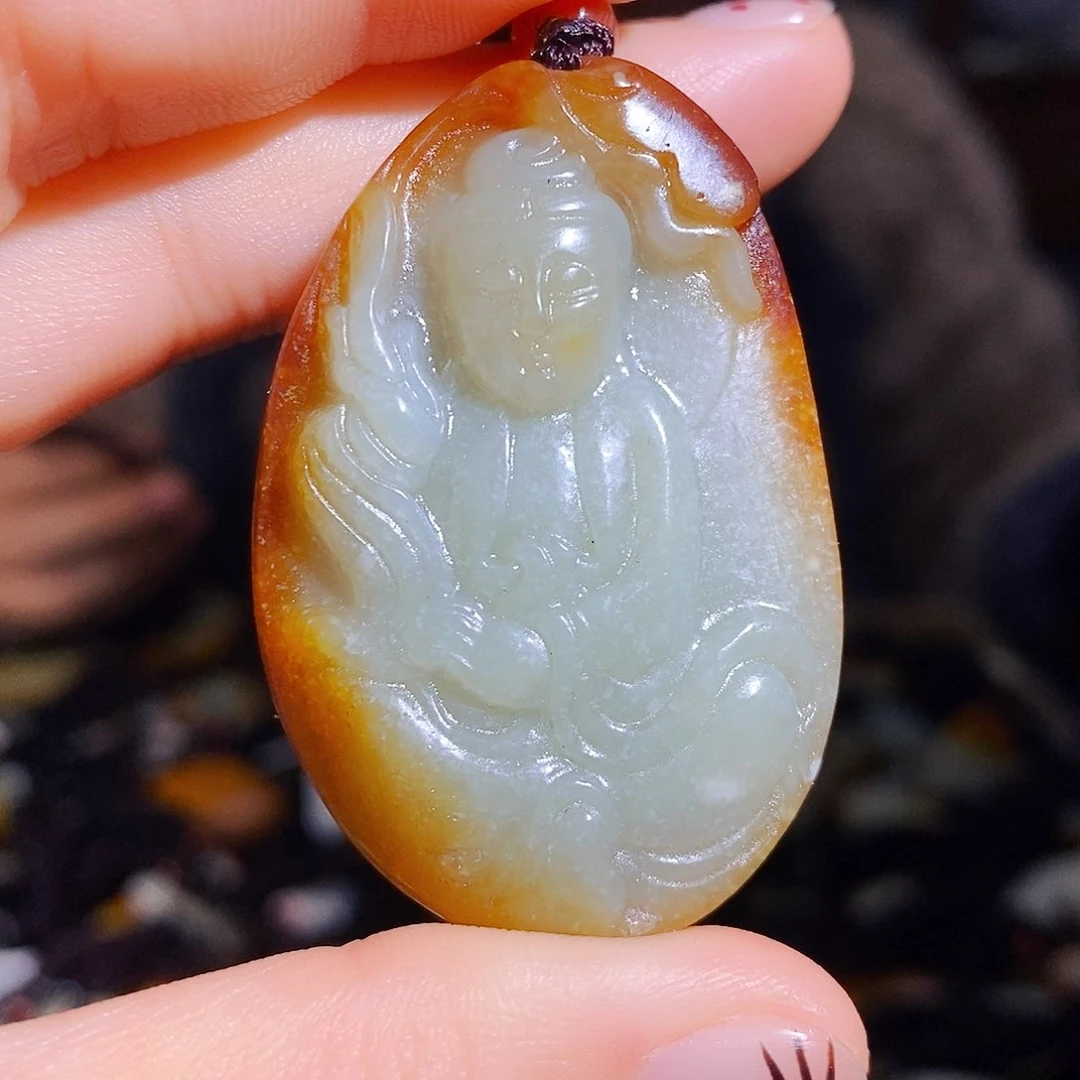 和田玉颈饰未镶嵌