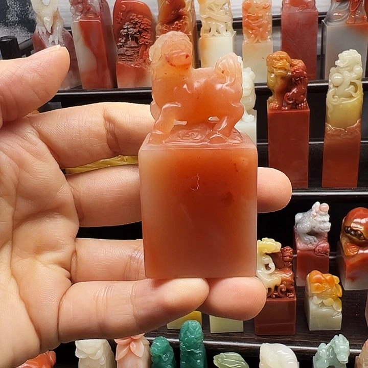 寿山石印石寿山石手工雕刻