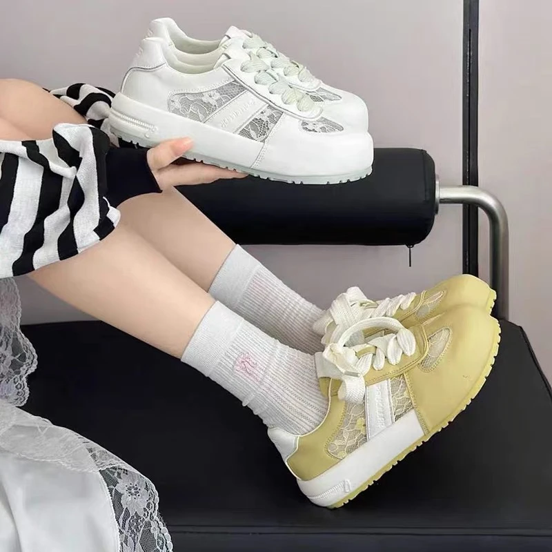 网面德训鞋夏季透气百搭显脚小舒适轻盈