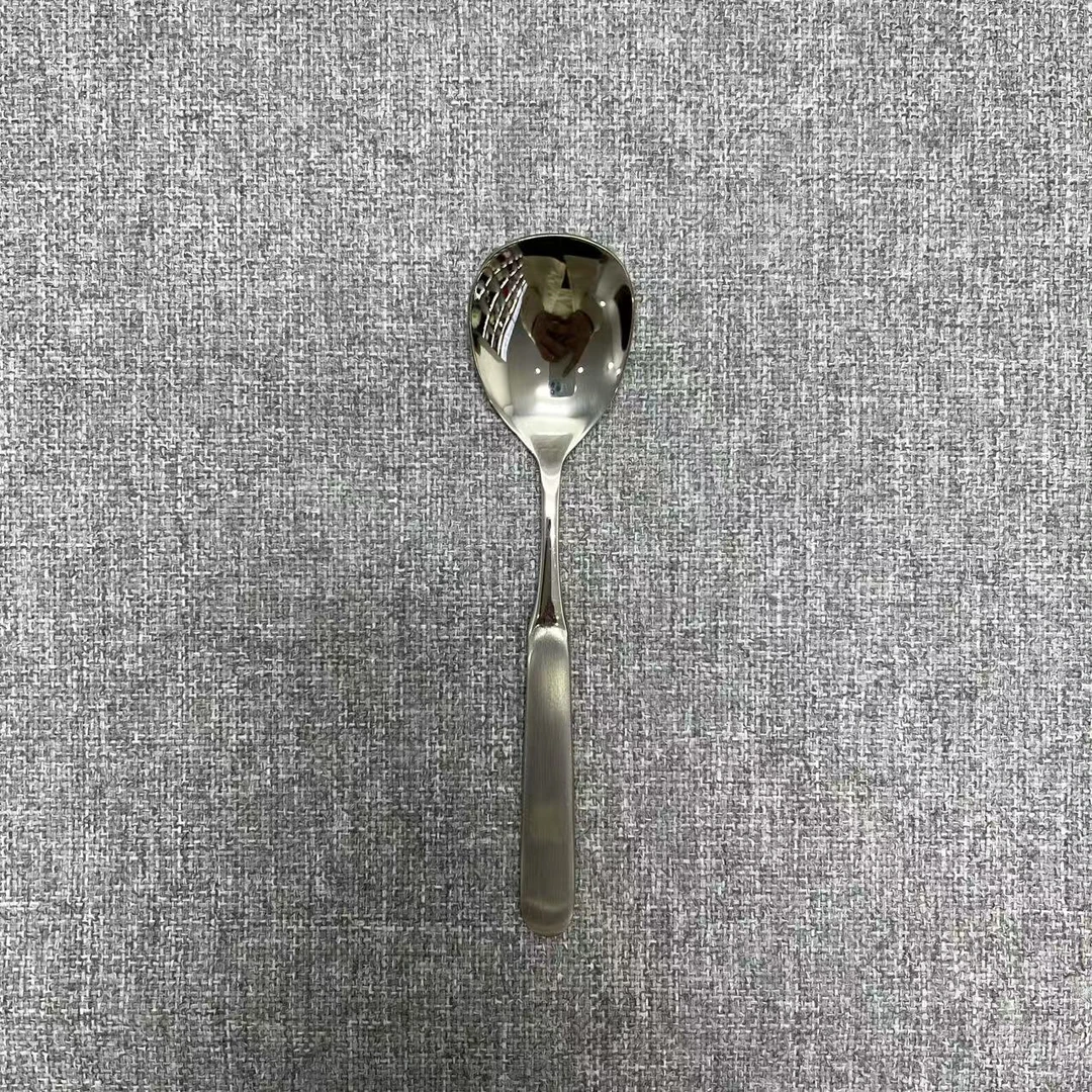 1-036 不锈钢甜品勺 冰淇淋勺 调料勺 长约13cm 重约0.02kg勺子