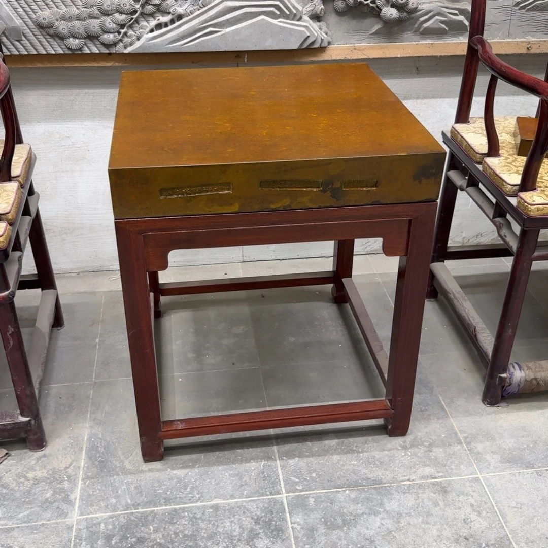 砖雕57-57 古铜色 一套 高66cm