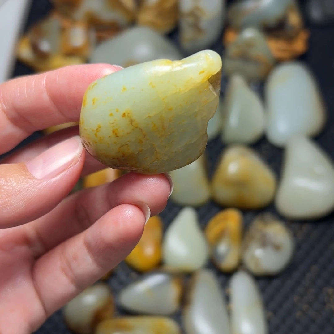 和田玉未镶嵌挂件16