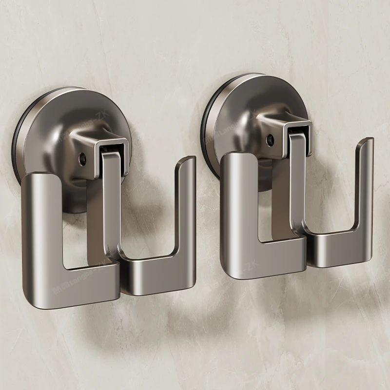 吸盘浴室拖鞋挂架免打孔壁挂式门后收纳挂钩厕所卫生间置物沥水架