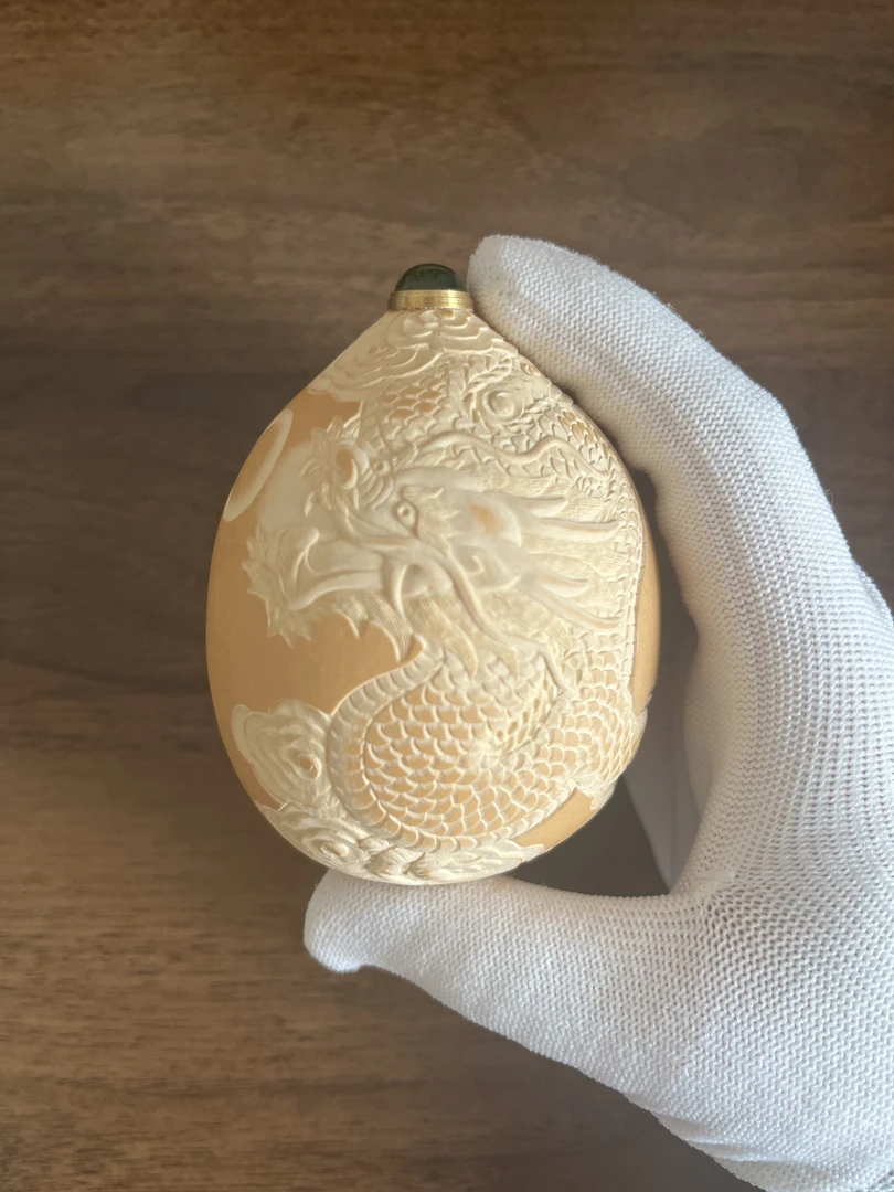 葫芦纯手工雕刻/传统手艺人-龙腾奔日