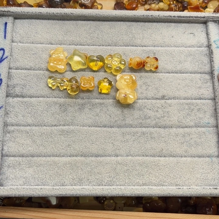 未镶嵌蜜蜡裸石2****8天然琥珀蜜蜡配件