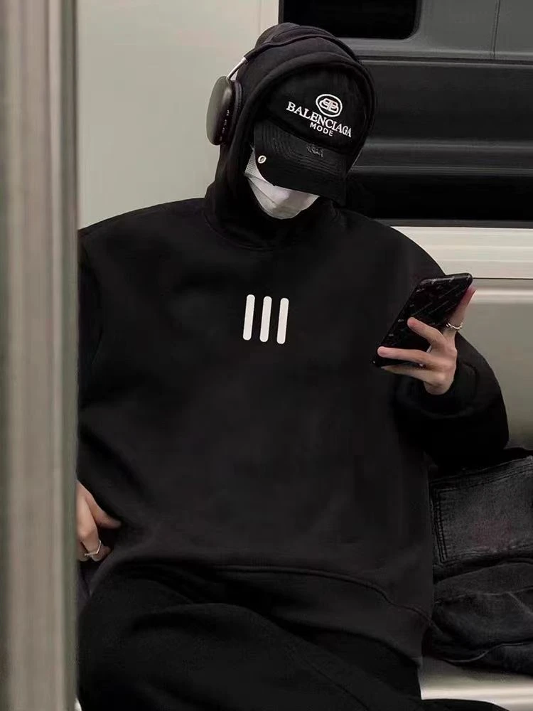 ESS AD联名款 青春潮流服饰宽松卫衣