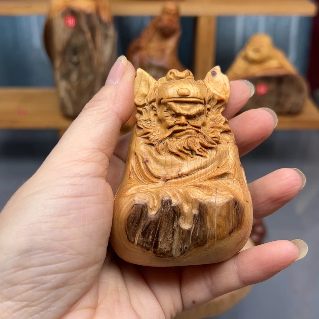 柏木崖柏木摆件手把件，7