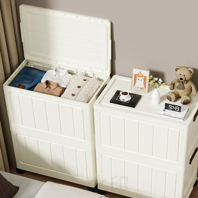 衣服收纳箱家用衣物大容量超大玩具被子收纳筐整理箱收纳柜储物柜
