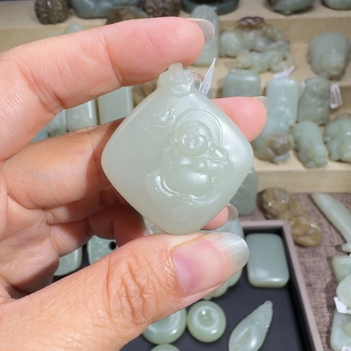 和田玉吊坠(不含链)未镶嵌