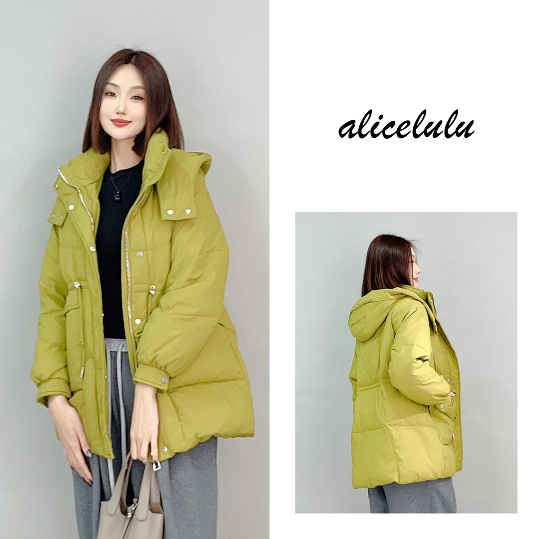 1 alicelulu 多巴胺羽绒服 明媚保暖 抽绳显瘦 S2141630Kr