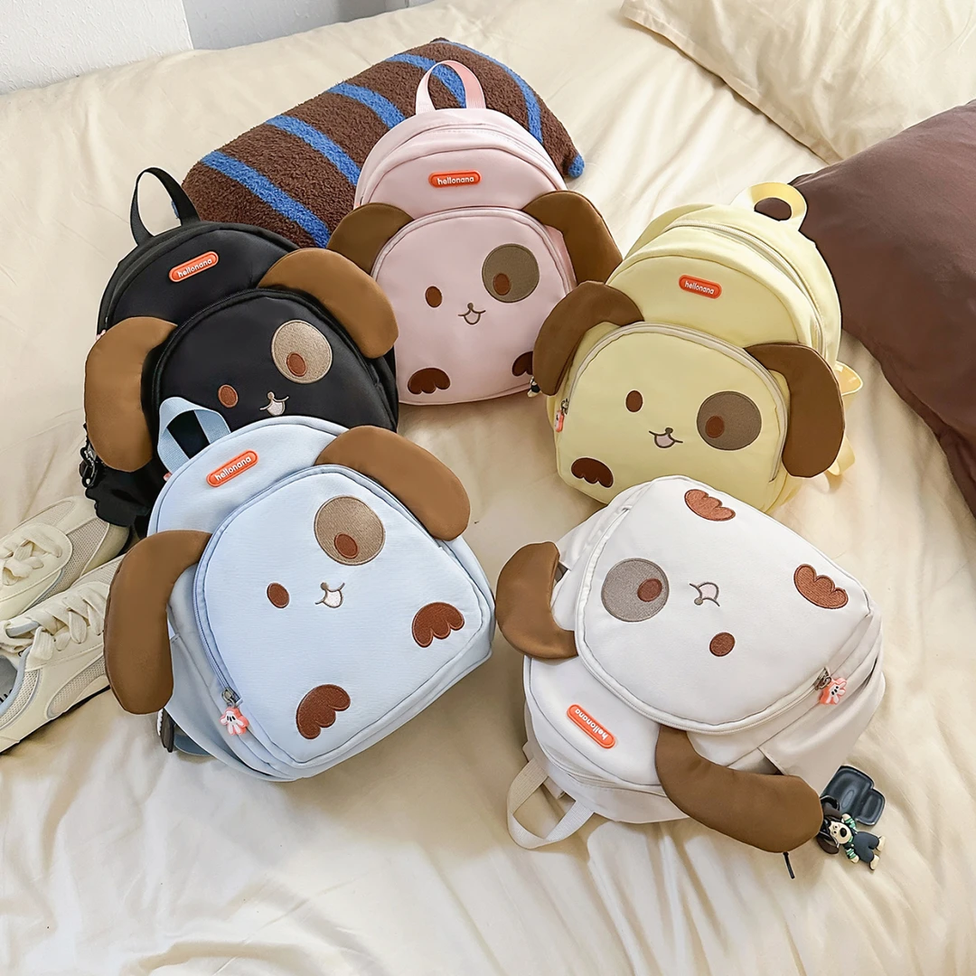 幼儿园书包卡通小狗双肩包中小班小朋友旅行背包男女孩防走失书包