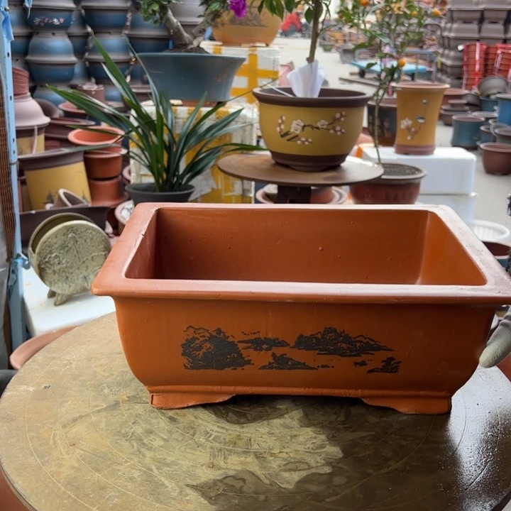 紫砂32红马槽 口径32×24×12