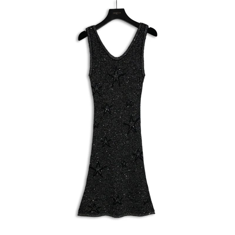 【CENFUN】24*女装连衣裙小香风礼服针织时尚美背女士夏季E20153