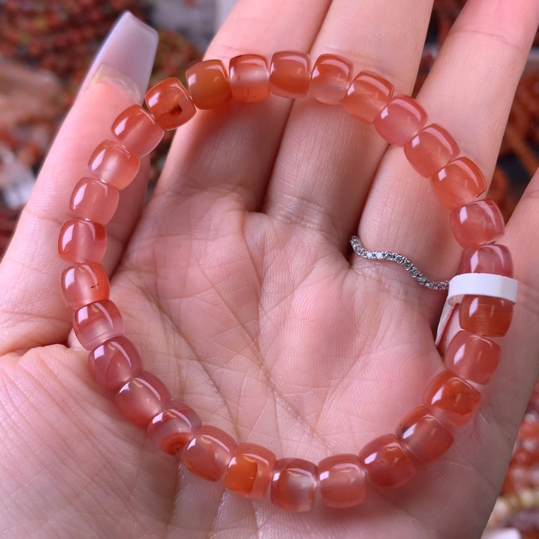 未镶嵌手链南红玛瑙27号漏价直切卡7+