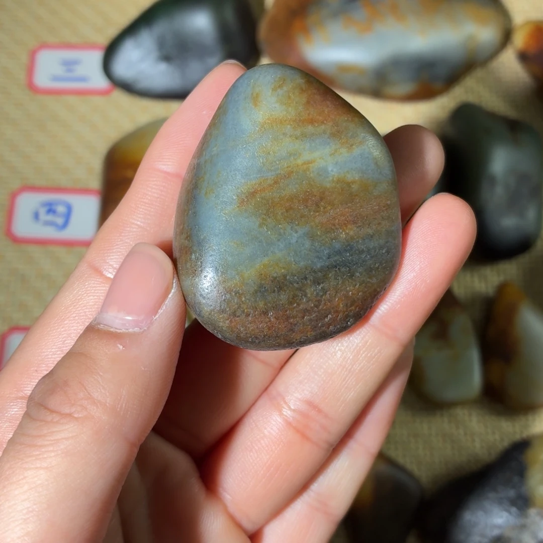 和田玉未镶嵌挂件59g
