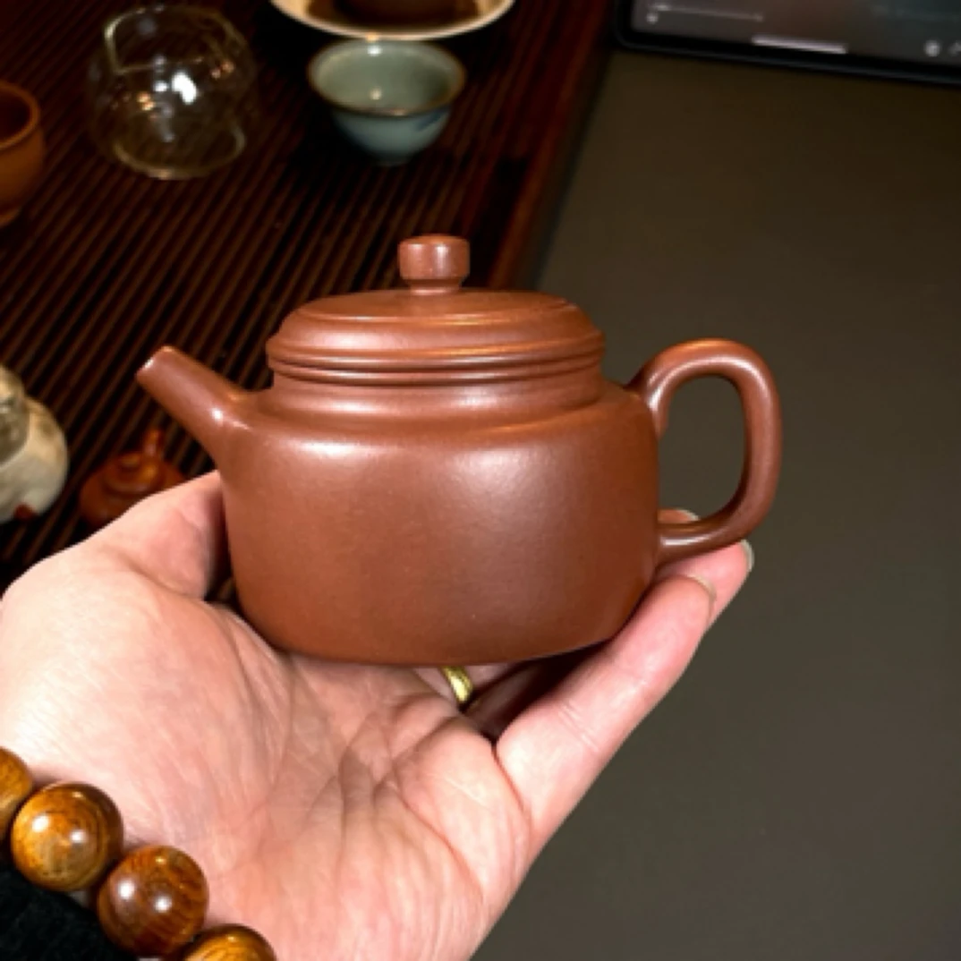 原矿紫泥德钟壶｜半手工-·170cc/大内推